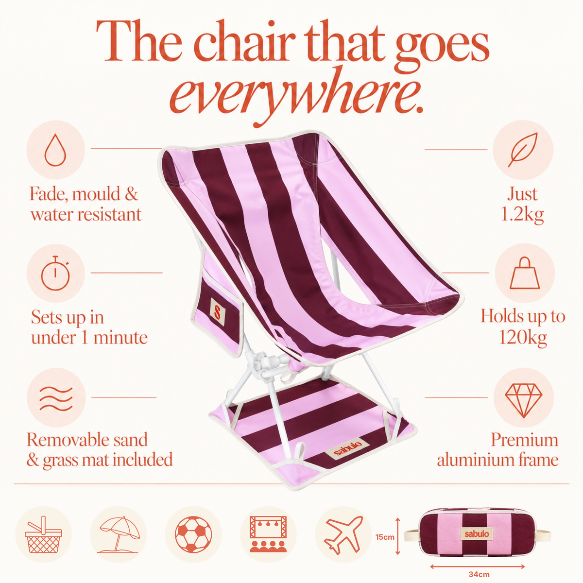 The Sabulo Replay Chair - Hibiscus
